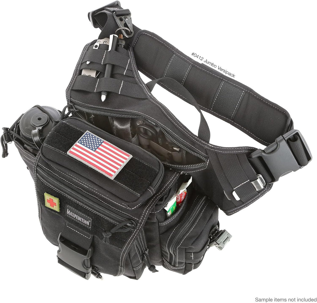 Maxpedition Versipack Jumbo Schwarz, Schwarz
