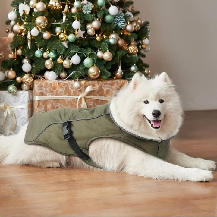 EMUST Hundewintermantel, dicke winddichte Winter-Hundejacke, Haustier-Hundewintermantel für kleine/m