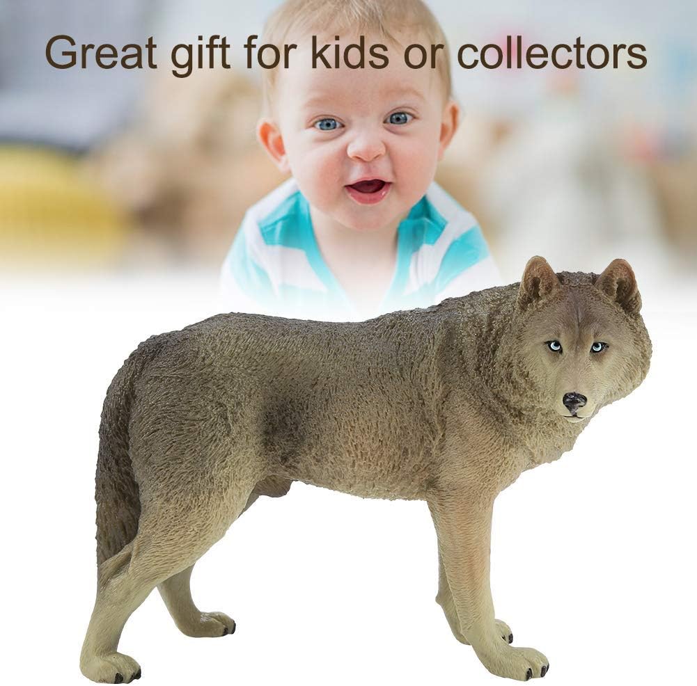 Wolf Figur Spielzeug Simulation Wildlife Tier Modell Spielzeug Zoo Tiere Modell Action Figuren Spiel