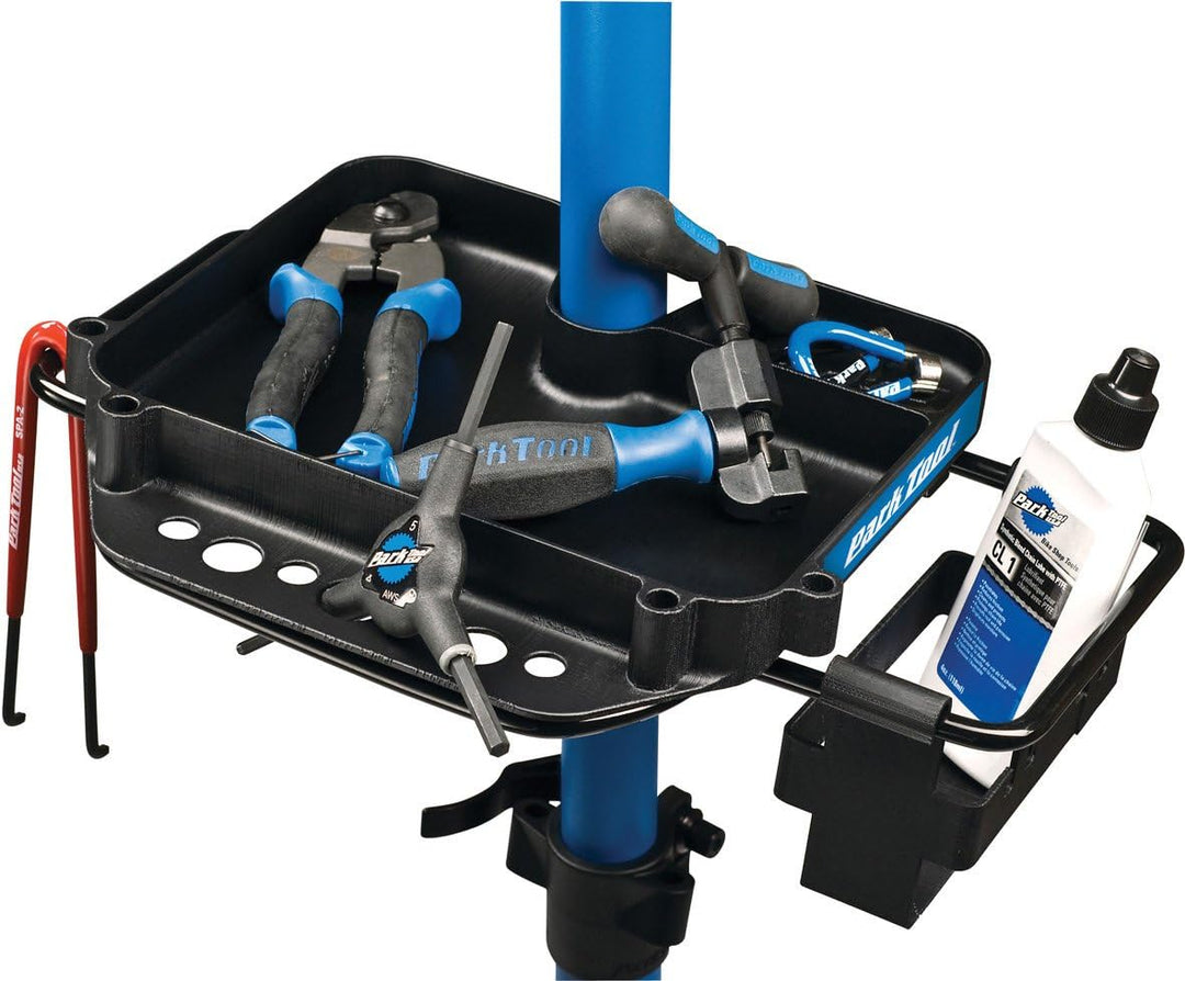 Park Tool Unisex – Erwachsene PCS-9.3 Montageständer, Silber, One Size & Werkzeugablage, One Size, 4