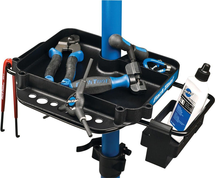 Park Tool Unisex – Erwachsene PCS-9.3 Montageständer, Silber, One Size & Werkzeugablage, One Size, 4