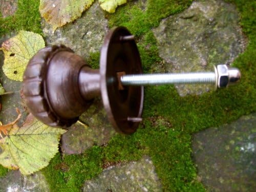 Antikas | Türknauf Aus Eisen | Rosette In Antik Optik | Türknopf Wie Zur Jahrhundertwende | Türbesch