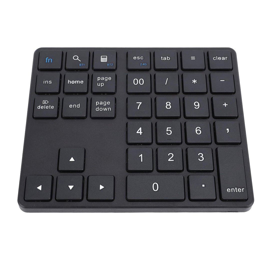 Bluetooth-Nummernblock für Laptop, Kabellose Nummerntastatur, Wiederaufladbarer USB-Ziffernblock mit