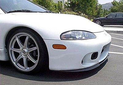 Cup Front Spoiler Lippe Schürze Ansatz ABS Lackierbar Schwarz