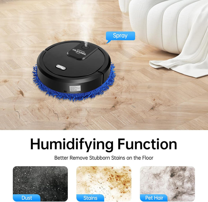 Saugroboter USB-Aufladung Effiziente Reinigung Wischroboter, Mini Staub Wisch Roboter, Robot Vacuum