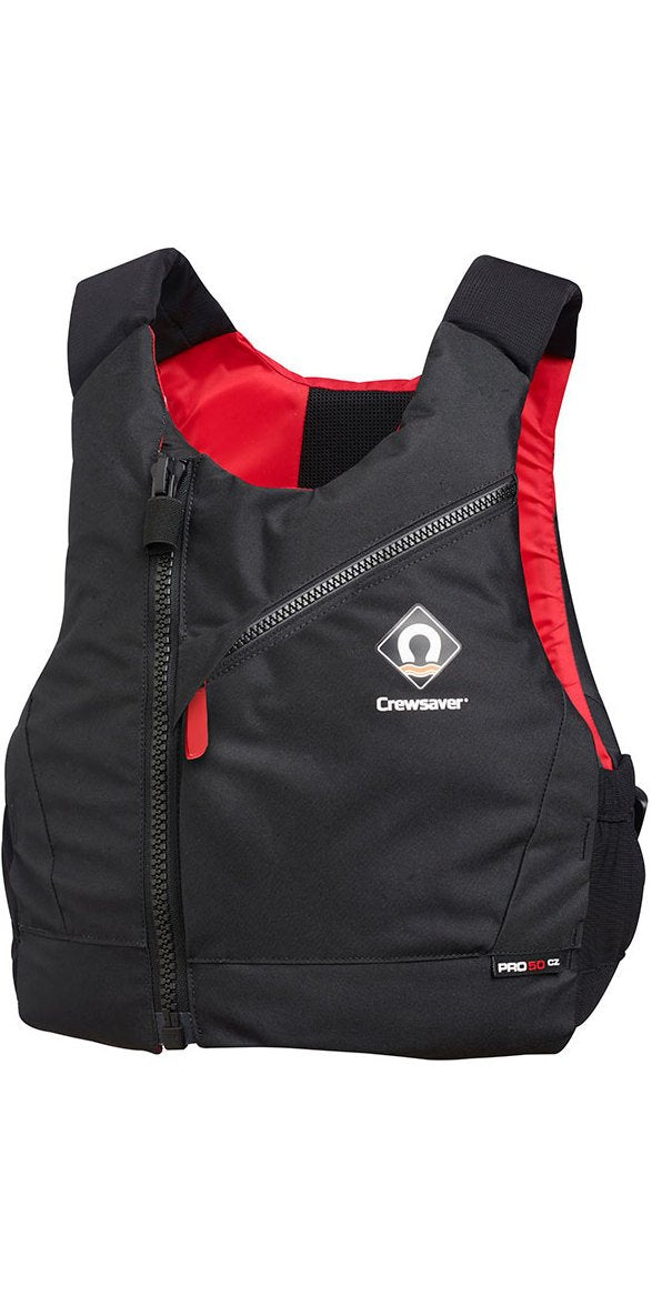 Crewsaver Pro CZ Chest Zip Buoyancy Aid 2023 - Black/Red XL, XL