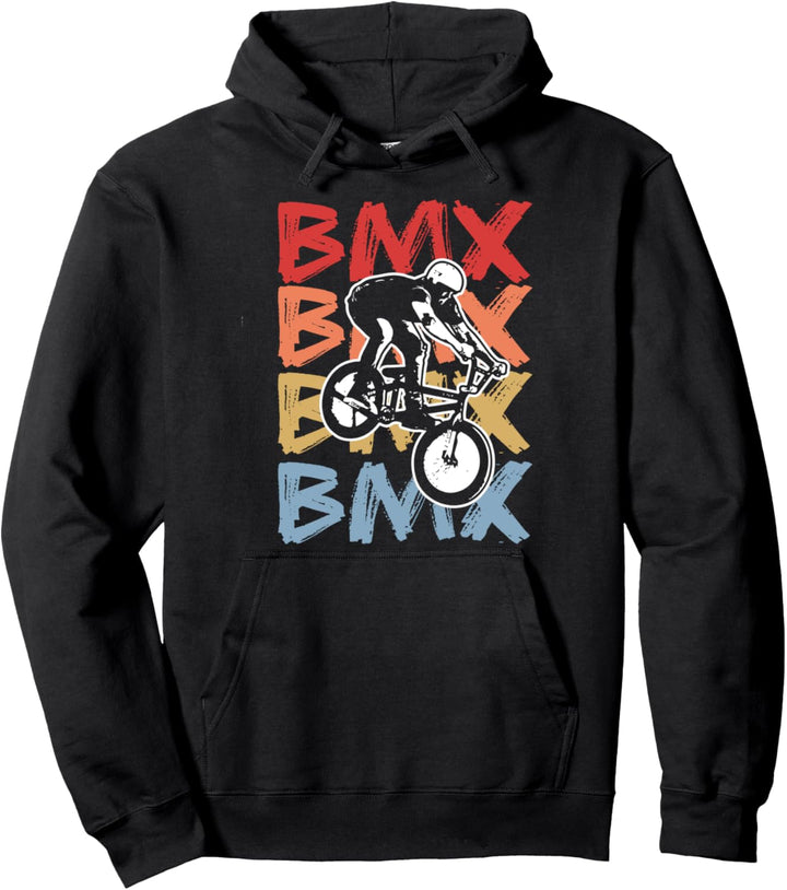 Vintage BMX Biker Geschenk Freestyle Stunt BMX Pullover Hoodie