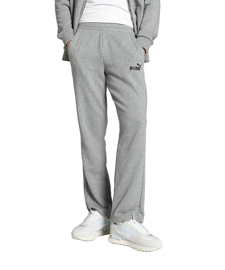 PUMA Herren ESS Logo Pants TR op SRL Hose 4XL Medium Gray Heather 82, 4XL Medium Gray Heather 82