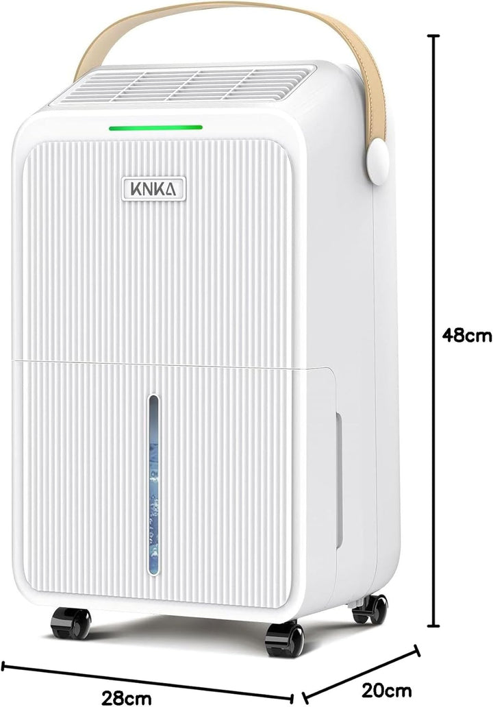 KNKA Luftentfeuchter, 16 L/T, Energiesparender Entfeuchter, Leiser Raumentfeuchter, 3,3 L Wassertank