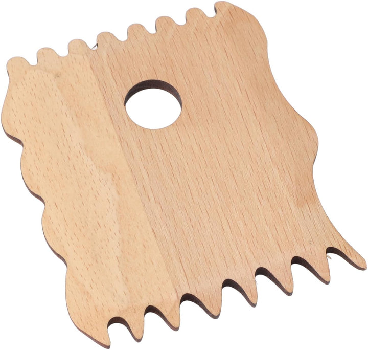 7pcs Keramikfuss Shaper -Werkzeuge Buchenholz Holz polierte Keramikrippen Trimmwerkzeuge für DIY -To