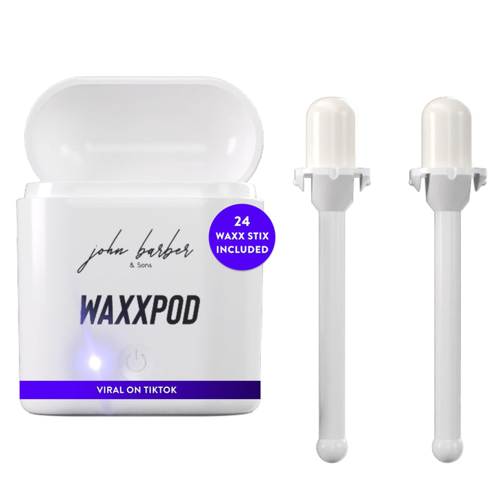 WaxxPod™ USB Ohren - & Nasenhaar Wachs Set – Mini Wachswärmer USB-C Anschluss inkl. vorbereiteten 24