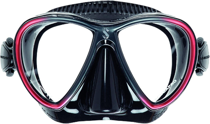 Scubapro Synergy Twin Trufit Scuba Diving Mask schwarz/rot, schwarz/rot