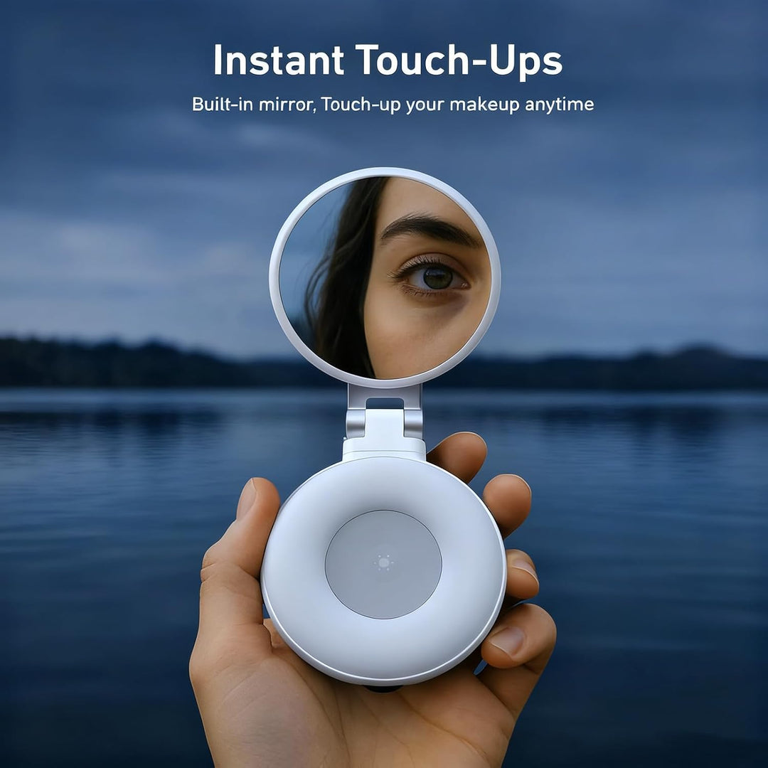 TELESIN C03 Magnetisches Selfie-Licht für Smartphones, Magsafe-kompatibel – CRI97 360° LED-Ringlicht
