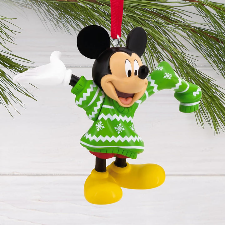 Hallmark Micky Maus und übergrosser Pullover Ornament Disney Baumschmuck Disney Hängende Ornament Hä