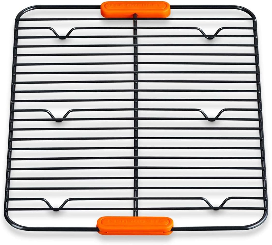 Le Creuset Antihaftbeschichtetes Kuchengitter, Schwarz Matt, 46601000010000 Kühlregal Antihaftbeschi