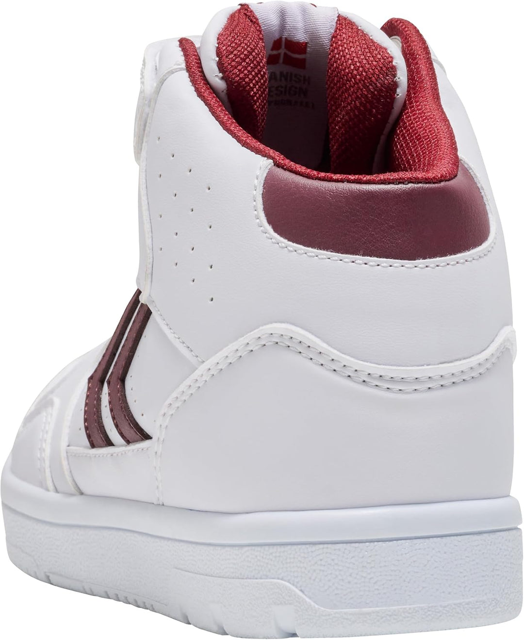 hummel Unisex Kinder Camden High Jr Sneaker 26 EU White Red, 26 EU White Red