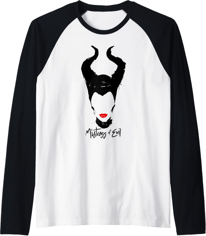 Disney Maleficent Mistress Of Evil Red Lips Raglan