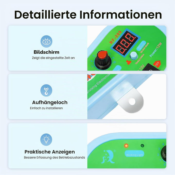 Elektrischer Federwiegen Motor Controller, 20 kg Tragkraft, 12W, Geräuschlose Hängesteuerung, Einste