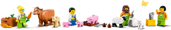 Ameet Verlag Lego City Set: Bauernhof mit Tieren 60346 + Kinderspielplatz 30588 Polybag, 60345, 3058