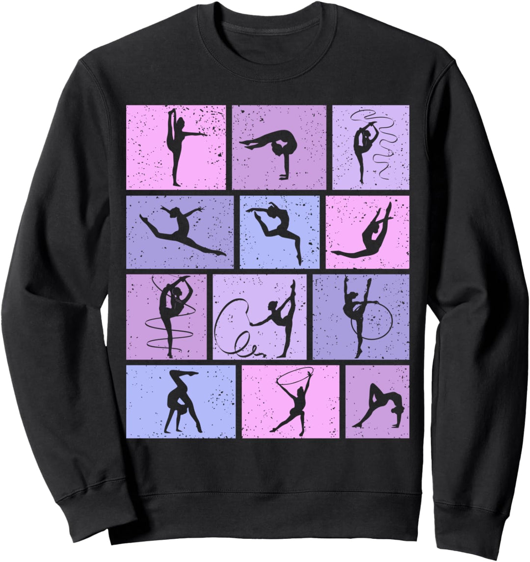 Turnerin Turnen Gymnastik Damen Mädchen Kinder Turn Sweatshirt
