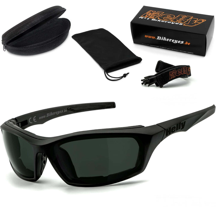 HELLY® - No.1 Bikereyes® | Motorradbrille, Multifunktionsbrille | beschlagfrei, winddicht | HLT® Sic