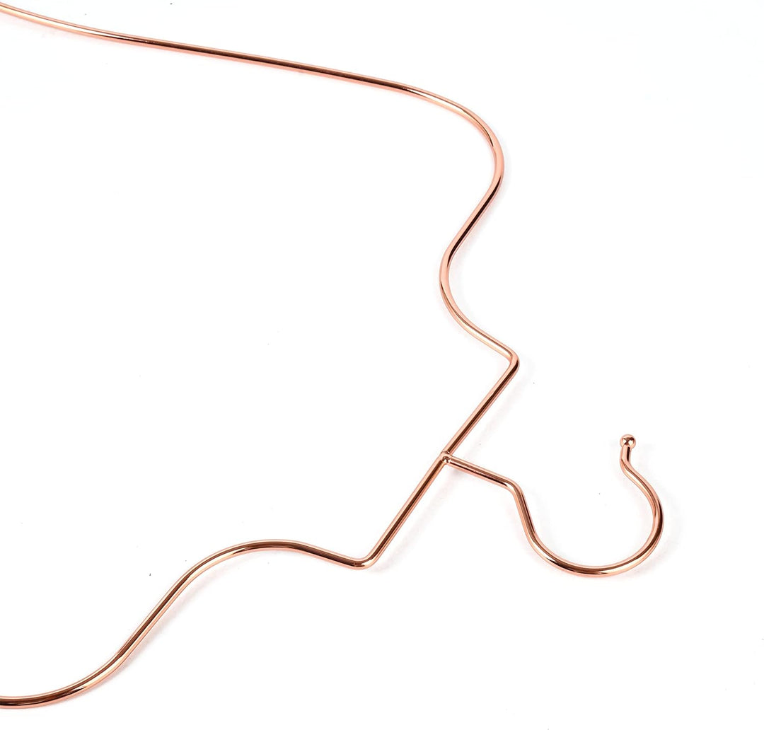 Bikini Badeanzug Aufhänger Draht Körperform Display Unterwäsche hänger 10 PCS (Roségold), Roségold