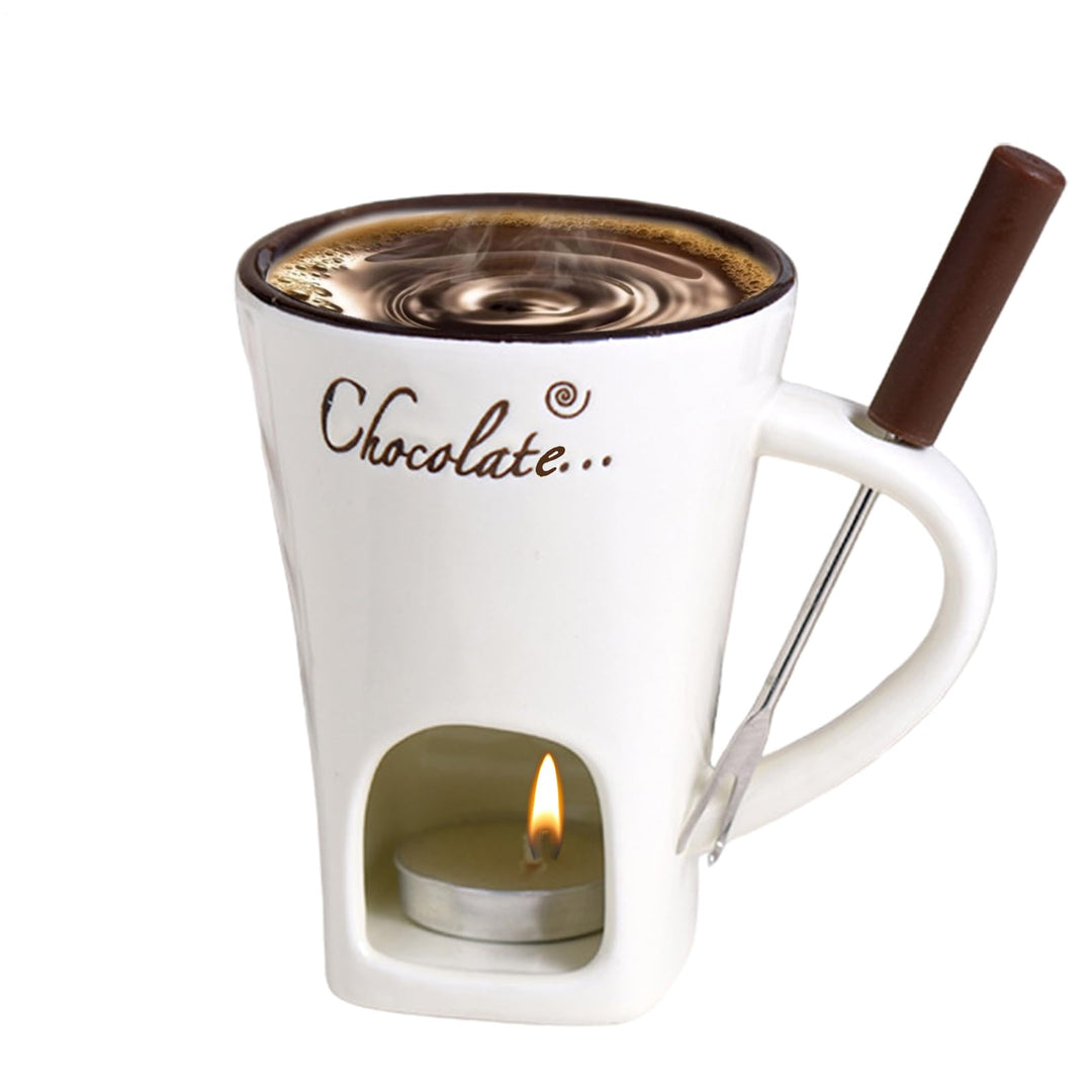 Generisch Schokofondue Tasse,Becher Zum Schmelzen Von Schokolade,Süsse Fondue Tasse, Käse Schmelztop
