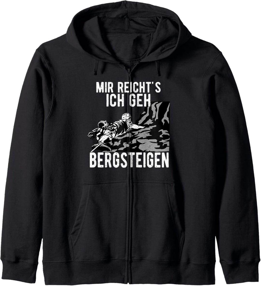 Mir reicht's, ich geh Bergsteigen Klettern Bouldern Kapuzenjacke