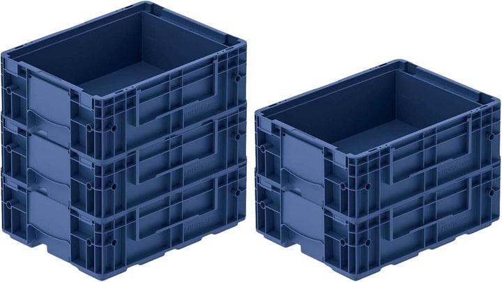 SparSet 5x VDA KLT Kleinladungsträger mit Verbundboden | HxBxT 14,7x30x40cm | 10 Liter | KLT, Transp