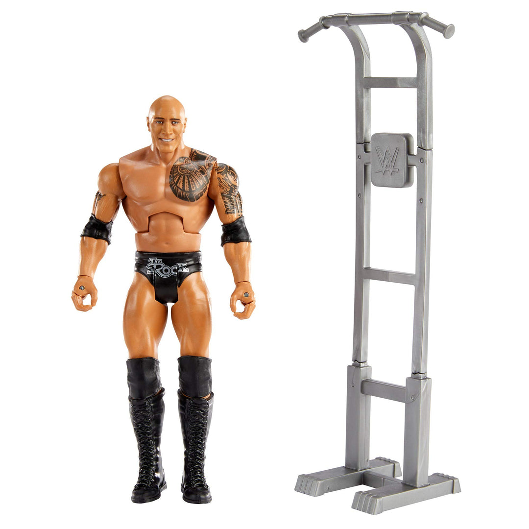 WWE GVJ35 - Wrekkin' The Rock Actionfigur, 15,24 cm, beweglich, zum Sammeln und als Geschenk, für Ki