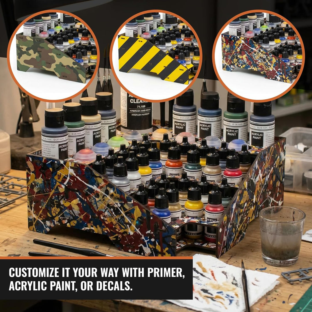 PROSCALE Paint rack vallejo farbständer. Tabletop vallejo farben aufbewahrung model paint rack organ