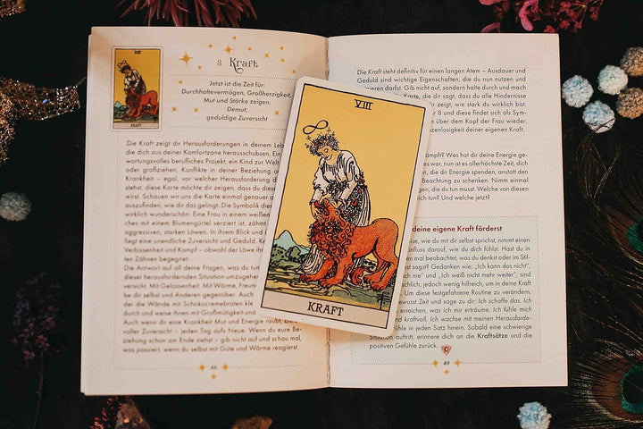 TAROT - Dein Starterkit: 78 Karten mit Buch (Tarotkarten legen lernen, Tarotkarten mit Buch für Anfä
