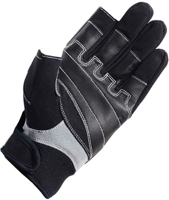 Crewsaver Three Finger Gloves 2023 - Black XXL, XXL