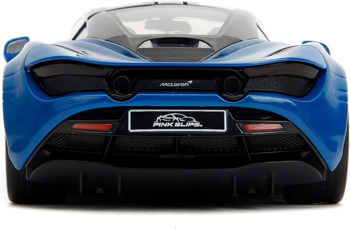 Jada Pink Slips 1:24 W2 McLaren 720S Druckguss-Auto mit Basis, Spielzeug für Kinder und Erwachsene (