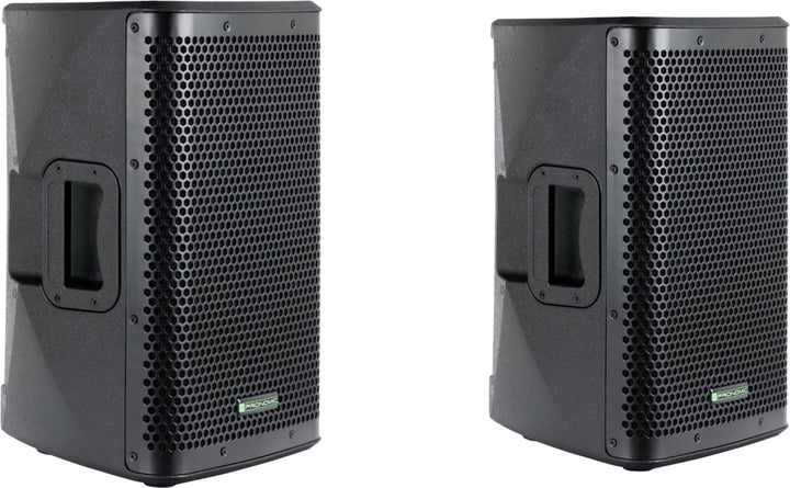 Pronomic C-208 MA Stative Set - Zwei aktive 2-Wege Boxen - Leistung: 800 Watt - 8" Woofer + 1" Hocht