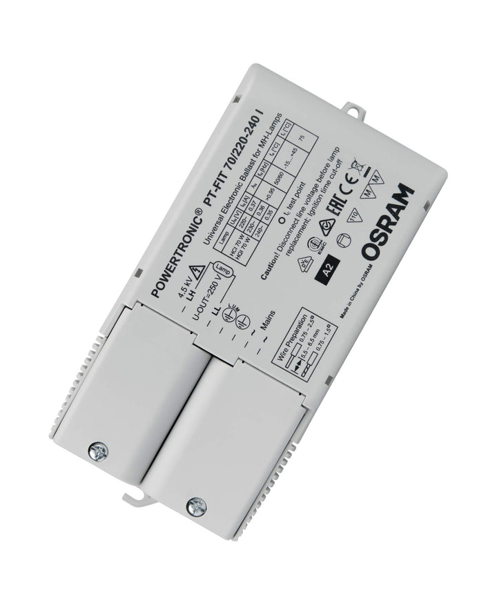OSRAM Lamps elektronisches Vorschaltgerät (EVG), POWERTRONIC PT-FIT I, EVG, PT-FIT 70/220-240 I, wei