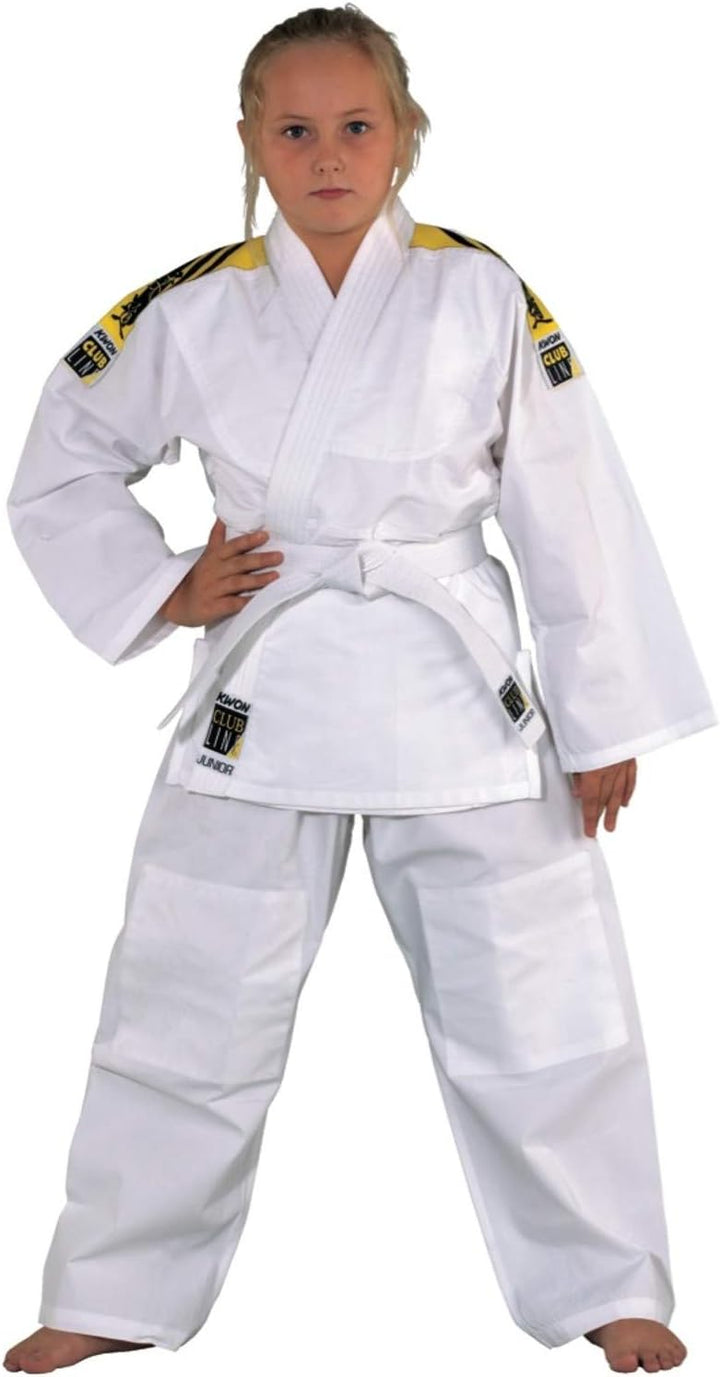 KWON Kinder Kampfsportanzug Judo Junior 120 blanc, 120 blanc