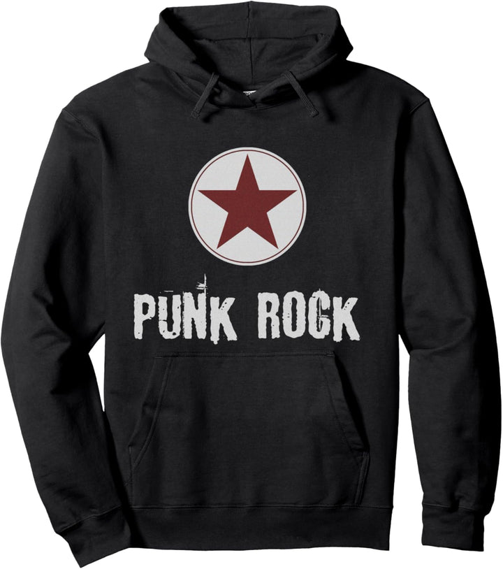 Punk Rock Musiker Design mit dem Punk Rock Stern Geschenk Pullover Hoodie