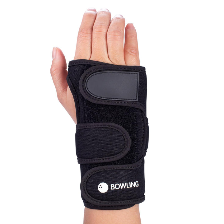 Bowling-Handschuhe, Handgelenkstütze und Positionierer, rechte Hand, Grösse L