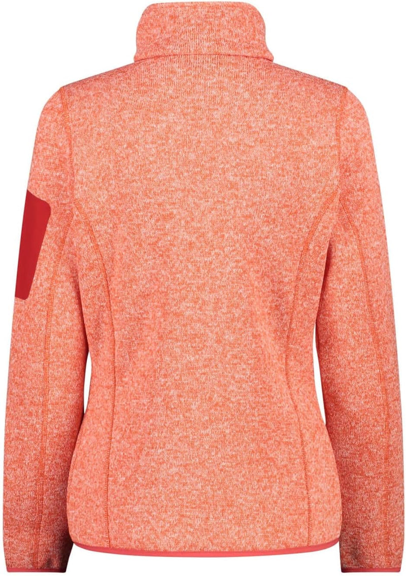 CMP Damen Fleecejacke Jacke D34 Campari-Weiss, D34 Campari-Weiss