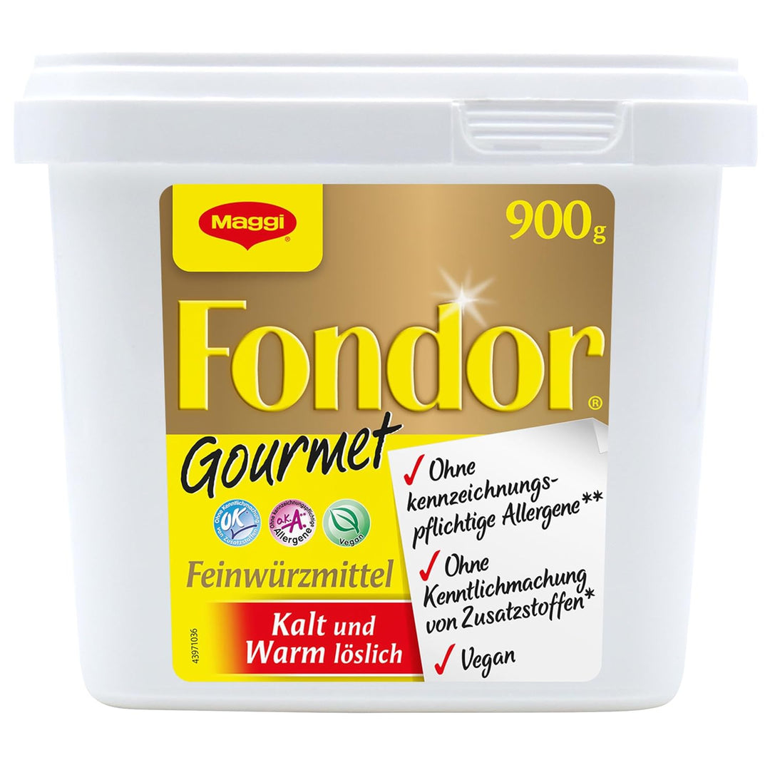 MAGGI Professional Fondor Gourmet Feinwürzmittel o.k.A., 1er Pack (1 x 900g) Maggi Fondor Gourmet 90