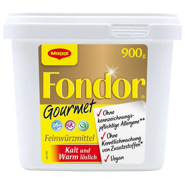 MAGGI Professional Fondor Gourmet Feinwürzmittel o.k.A., 1er Pack (1 x 900g) Maggi Fondor Gourmet 90