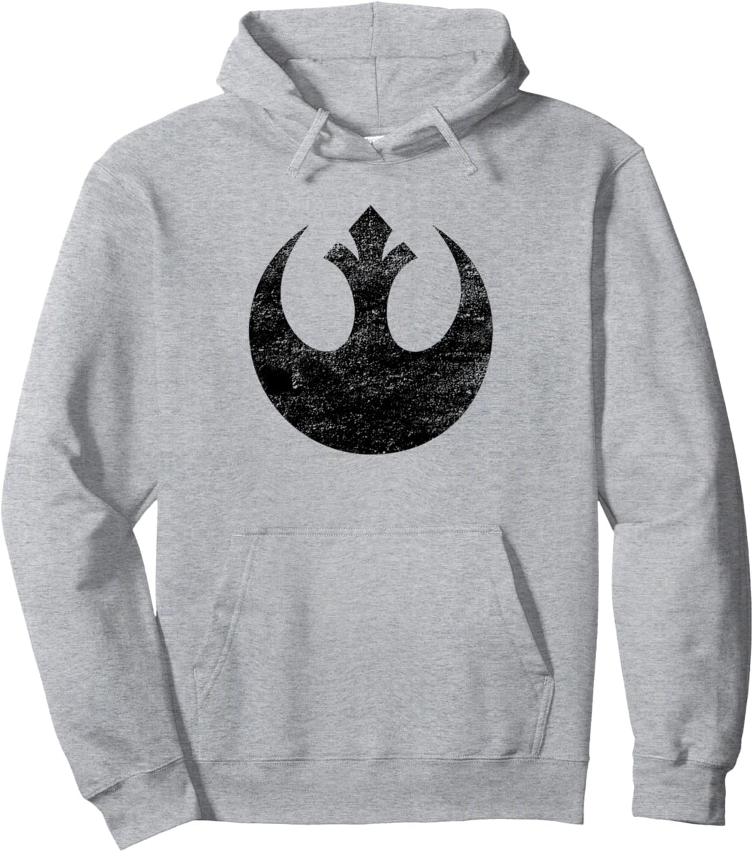 Star Wars Rebel Alliance Logo Weathered Light Pullover Hoodie