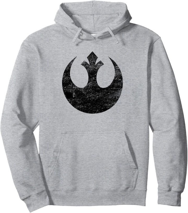 Star Wars Rebel Alliance Logo Weathered Light Pullover Hoodie