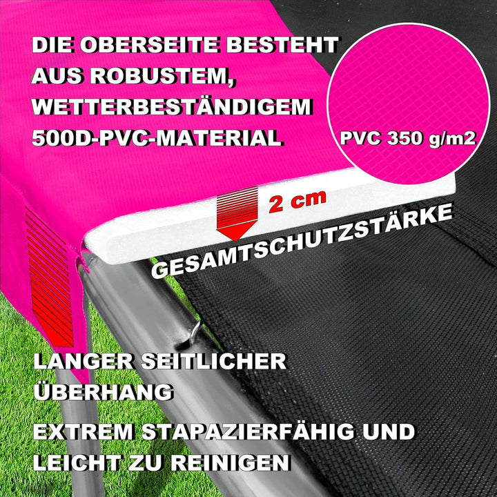 Baunsal® Trampolin Randabdeckung Ø 183 244 250 275 300 305 335 366 370 396 400 427 430 457 460 487 4