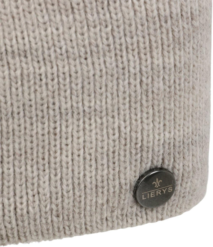 LIERYS Mono Stirnband Damen/Herren 8 cm breit - Made in Germany - dreilagiges Strickband gefüttert m