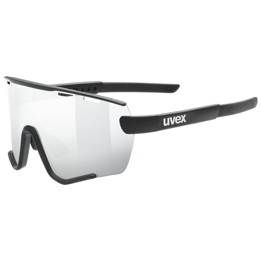 uvex Unisex Sportstyle 236 Set Sportbrille (1er Pack) Einheitsgrösse black mat/silver, Einheitsgröss