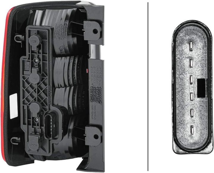 HELLA 2VP 354 999-041 Heckleuchte - Glühlampe - rechts - für u.a. VW Caddy III Estate (2Kb, 2Kj, 2Cb