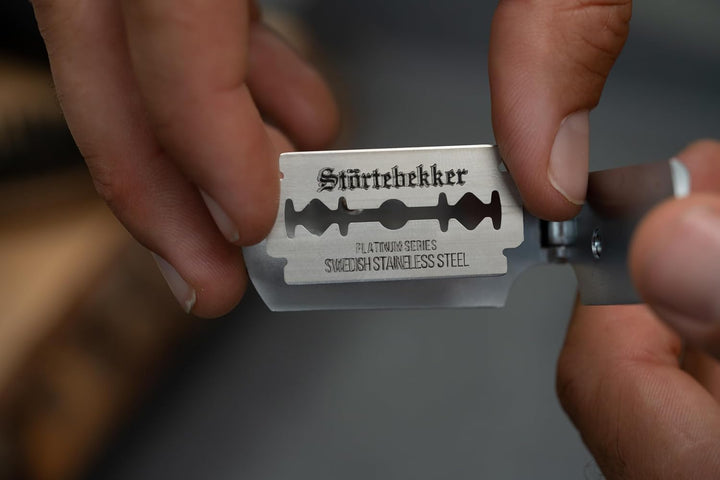 Störtebekker® Konturen Set - Hochwertiges Rasierset für eine perfekte Rasur - inklusive Rasiermesser