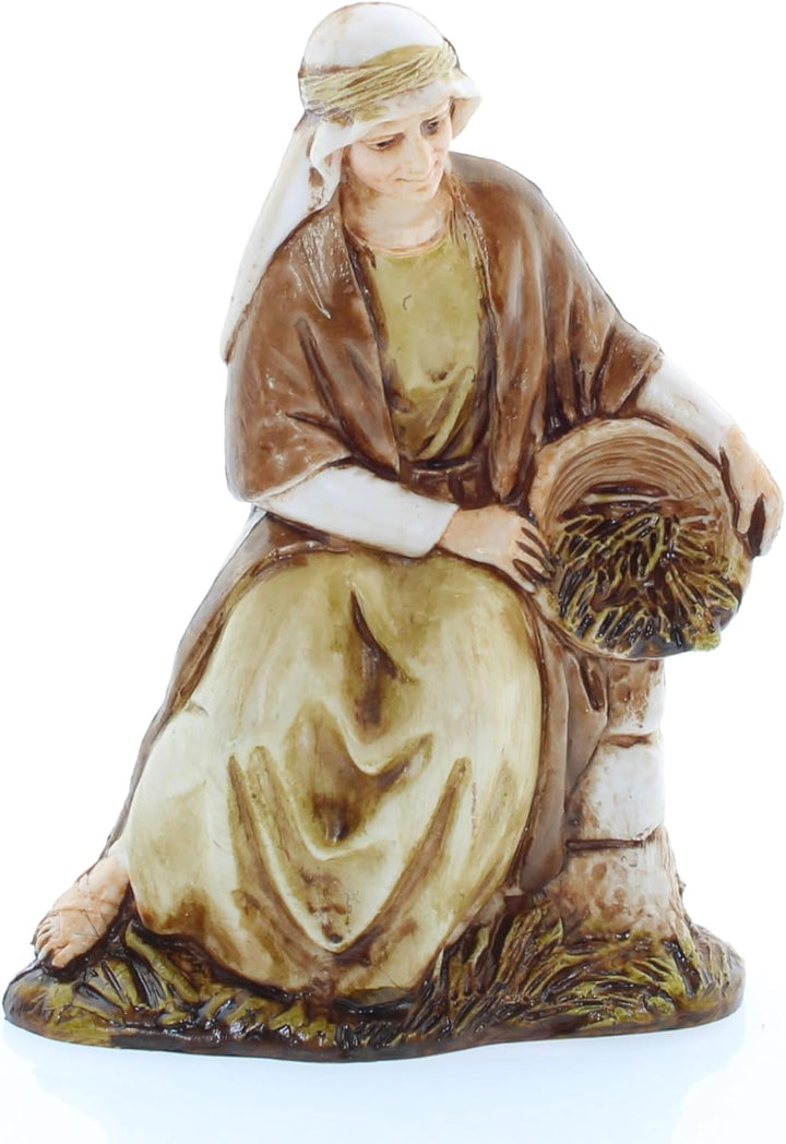 Moranduzzo Set mit 3 Bäuerinnen für Krippe 10 cm Massstab 1:20 – Standard 10 – Unzerbrechliche Figur